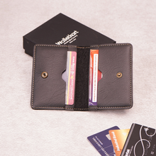 Load image into Gallery viewer, Personalized Travel Card Holder with Name & Charm for Men/Women