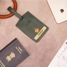 Load image into Gallery viewer, Personalised Luggage Tag with Name & Charm