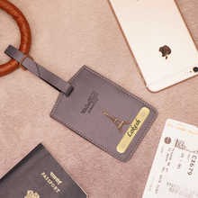 Load image into Gallery viewer, Personalised Luggage Tag with Name & Charm