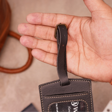 Load image into Gallery viewer, Personalised Luggage Tag with Name & Charm