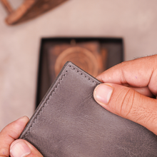 Load image into Gallery viewer, Personalized Genuine Leather Passport Cover with Name