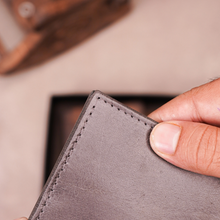 Load image into Gallery viewer, Personalized Genuine Leather Passport Cover with Name
