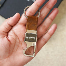 Load image into Gallery viewer, Customised Genuine Leather Men’s Wallet & Metal Keychain & Pen – (STYLE ID #32)