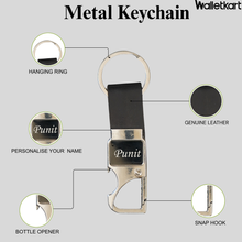 Load image into Gallery viewer, Personalized Metal Keychain with Name For Men/Women (3.0)