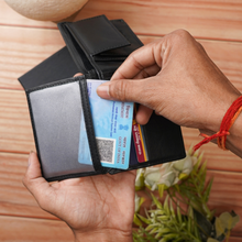 Load image into Gallery viewer, Premium Quality Genuine Leather Name | Name Printed Leather Wallet Gift STYLE ID #21)