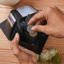 Load image into Gallery viewer, Premium Quality Genuine Leather Name | Name Printed Leather Wallet Gift STYLE ID #21)