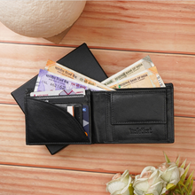 Load image into Gallery viewer, Premium Quality Genuine Leather Name | Name Printed Leather Wallet Gift STYLE ID #21)