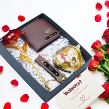 Load image into Gallery viewer, Valentine’s Personalised Romantic Gift Set for Boyfriend Husband with Name & Charm