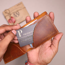 Load image into Gallery viewer, Handmade Leather Men's Wallet, Keychain and Belt | Best Customized Gift Combo for Boyfriend Husband Father & Son (Style id #23))