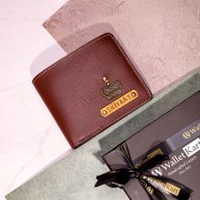 Load image into Gallery viewer, Perfect Gift for Him – Customized Leather Wallet