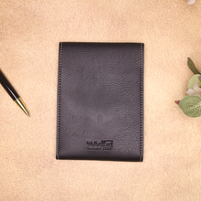 Load image into Gallery viewer, Luxury Personalized Gift – Premium Leather Notepad with Name