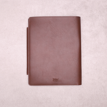Load image into Gallery viewer, Customised Leather Diary Holder | Customized with Name & Charm