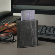 Load image into Gallery viewer, Elegant Genuine Leather Men's Metal Card Holder – Perfect for Professionals (STYLE ID #26)