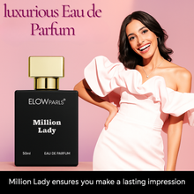 Load image into Gallery viewer, ELOW PARIS Million Lady | Long Lasting Perfume for Women | E50ml