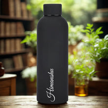Load image into Gallery viewer, Personalized Handcrafted Name Engraved Wallet , Snaphook, Pen & H2GO Bottle | 4-in-1 Gift Combo – for Boyfriend Husband on Birthday & Anniversary (Style ID #17)