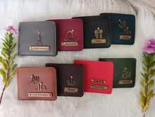 Load image into Gallery viewer, Personalized Men's Wallet with Name & Charm