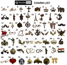 Load image into Gallery viewer, Personalized Men's Wallet with Name & Charm