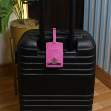Load image into Gallery viewer, Personalised Luggage Tag with Name & Charms