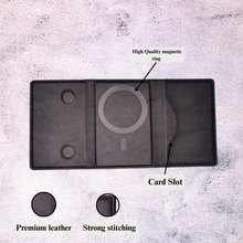 Load image into Gallery viewer, Premium Leather magnetic Phone Stand – A Premium Desk Essential for Modern Professionals (STYLE ID #26 )