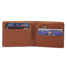 Load image into Gallery viewer, Personalized Croco Texture Men's Wallet | Customized Wallet Gift for Boyfriend Husband Father & Son