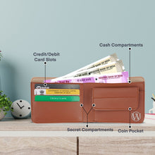 Load image into Gallery viewer, Personalized Men's Wallet with Name & Charm