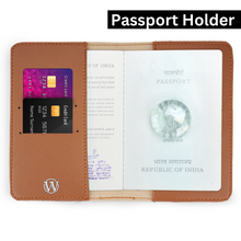 Load image into Gallery viewer, Personalized Passport Cover with Name & Charm