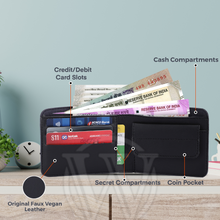 Load image into Gallery viewer, Personalized Men's Wallet with Name & Charm