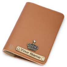 Load image into Gallery viewer, Personalized Passport Cover Couple Combo with Name & Charm