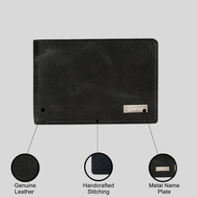 Load image into Gallery viewer, Premium Handcrafted Genuine Leather Men&#39;s Wallet with Customization (STYLE ID #29)
