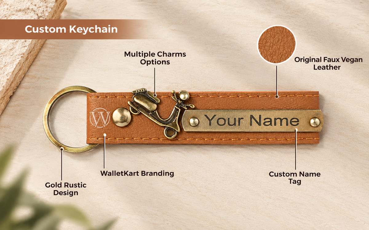 CUSTOM KEYCHAIN WITH PERSONAL TOUCH
