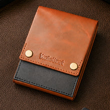 Load image into Gallery viewer, Premium Genuine Leather Slim Card Holder Wallet for Men | Compact Cash &amp; Card Organizer (Style ID #41)
