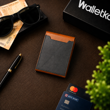 Load image into Gallery viewer, Premium Genuine Leather Slim Card Holder Wallet for Men | Compact Cash &amp; Card Organizer (Style ID #41)
