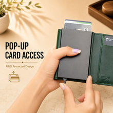 Load image into Gallery viewer, WALLETKART VELARO Signature Edition | Premium Genuine Leather RFID Wallet for Men (STYLE ID #45 )
