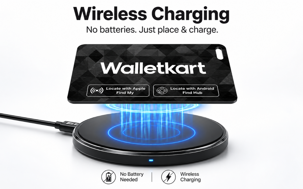 WIRELESS CHARGING, NO BATTERY REPLACEMENT