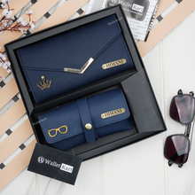 Load image into Gallery viewer, Personalised Women&#39;s Clutch &amp; Eyewear Case with Name &amp; Charm
