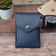 Load image into Gallery viewer, Slim Card Holder Wallet for Men &amp; Women | Pull Tab Card Wallet with Cash Pocket | Compact Front Pocket Wallet | Minimalist Card Organizer  (STYLE ID #43)
