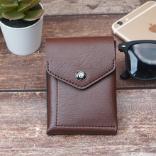 Load image into Gallery viewer, Slim Card Holder Wallet for Men &amp; Women | Pull Tab Card Wallet with Cash Pocket | Compact Front Pocket Wallet | Minimalist Card Organizer  (STYLE ID #43)
