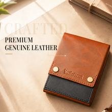 Load image into Gallery viewer, Premium Genuine Leather Slim Card Holder Wallet for Men | Compact Cash &amp; Card Organizer (Style ID #41)
