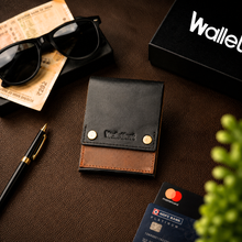 Load image into Gallery viewer, Premium Genuine Leather Slim Card Holder Wallet for Men | Compact Cash &amp; Card Organizer (Style ID #41)
