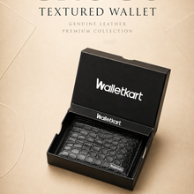 Load image into Gallery viewer, Pattern Textured Bi-Fold Wallet for Men | Artificial Leather | Multiple Card Slots | Spacious Cash Pocket | Slim &amp; Stylish Everyday Wallet STYLE ID#56
