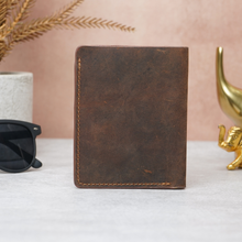 Load image into Gallery viewer, Hunter Leather Vertical Wallet for Men | Genuine Leather Tall Bifold Wallet with Multiple Card Slots &amp; Cash Compartment
