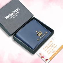 Load image into Gallery viewer, Birthday Special Personalised Leather Wallet for Men with Name &amp; Charm

