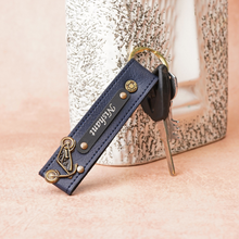 Load image into Gallery viewer, Personalized Leather Name Keychain For Men/Women
