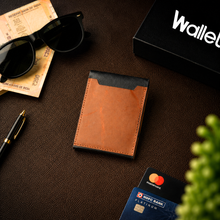 Load image into Gallery viewer, Premium Genuine Leather Slim Card Holder Wallet for Men | Compact Cash &amp; Card Organizer (Style ID #41)
