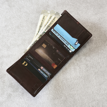 Load image into Gallery viewer, Personalized Genuine Leather Name Men&#39;s Wallet | Customised Gift for Boyfriend Friend Husband Father &amp; Son (STYLE ID #11)
