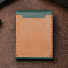 Load image into Gallery viewer, Premium Genuine Leather Slim Card Holder Wallet for Men | Compact Cash &amp; Card Organizer (Style ID #41)
