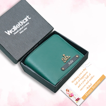Load image into Gallery viewer, Birthday Special Personalised Leather Wallet for Men with Name &amp; Charm
