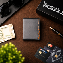 Load image into Gallery viewer, Genuine Leather Wallet for Men | RFID Blocking Slim Card Holder Wallet | Premium Minimalist Leather Wallet with Cash Pocket (Style ID #42)
