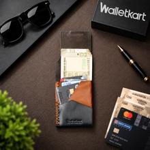 Load image into Gallery viewer, Genuine Leather Wallet for Men | RFID Blocking Slim Card Holder Wallet | Premium Minimalist Leather Wallet with Cash Pocket (Style ID #42)
