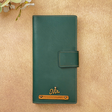Load image into Gallery viewer, Personalized Name &amp; Charm Travel Wallet | Perfect for Men &amp; Women
